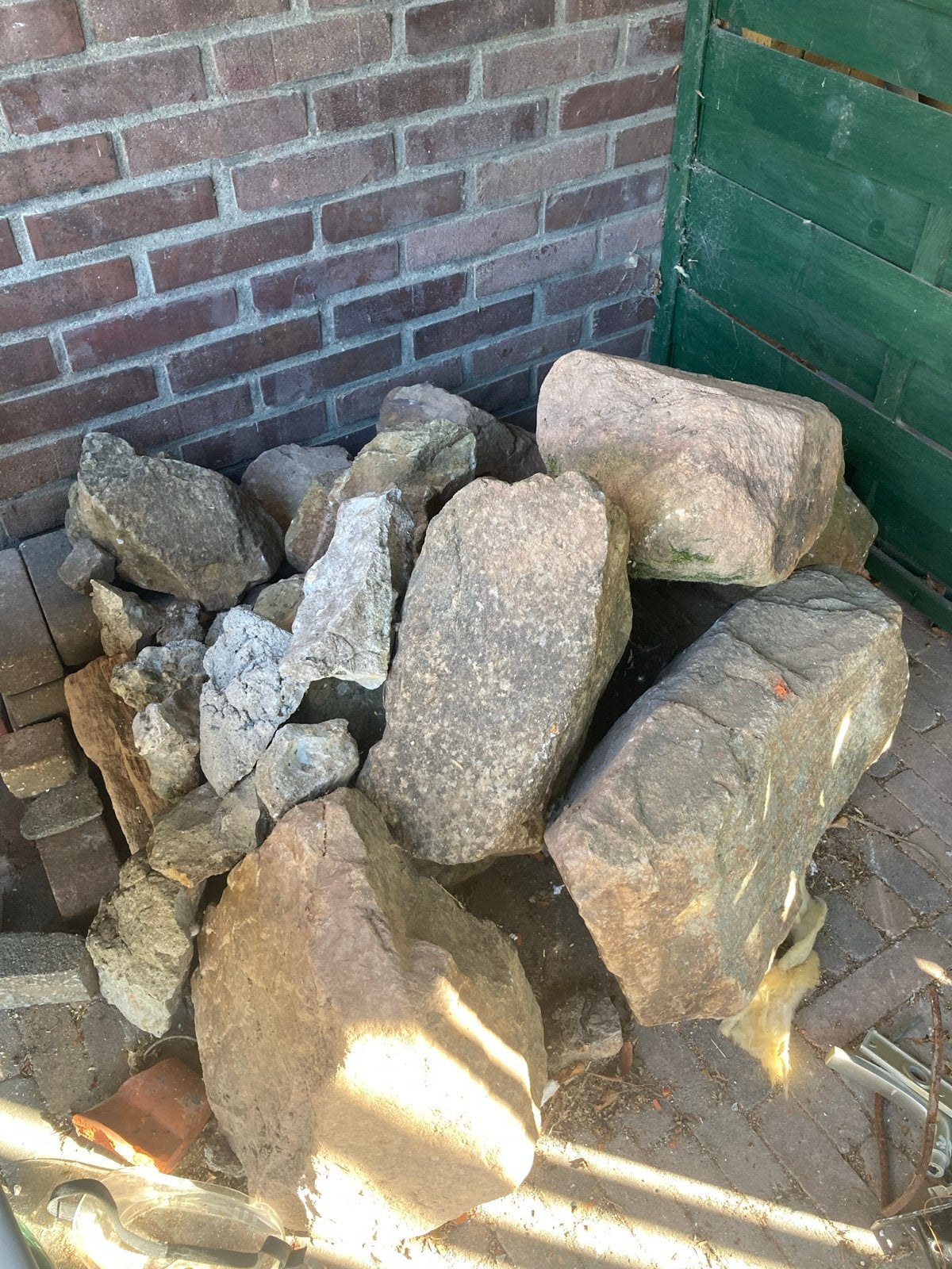 Diverse rotsen en keien voor tuin of decoratie, Ophalen, Overige materialen, Gebruikt, Kei