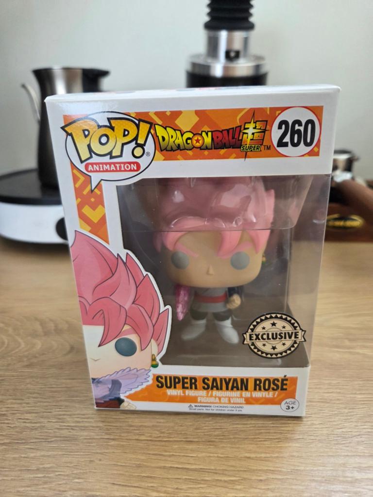 Funko Pop! Dragon Ball Super super saiyan rosé exclusive 260, Ophalen of Verzenden, Nieuw