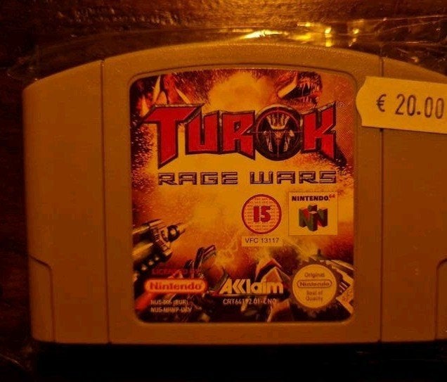 N64 Turok Rage Wars Nintendo 64 Game Cartridge, Tickets en Kaartjes, Overige Tickets en Kaartjes, Twee personen