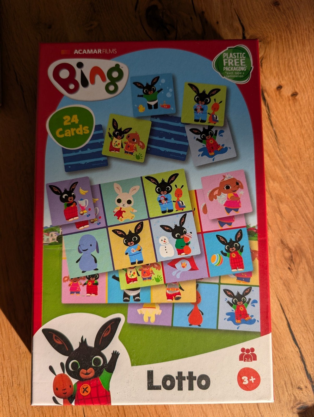Bing Lotto Spel - 24 Kaarten, Ophalen, 10 tot 50 stukjes, Zo goed als nieuw, 2 tot 4 jaar