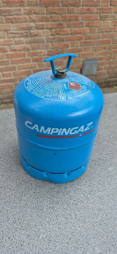 Campingaz; blauwe fles R907 ( 2,75 liter vulling), Ophalen, Gebruikt