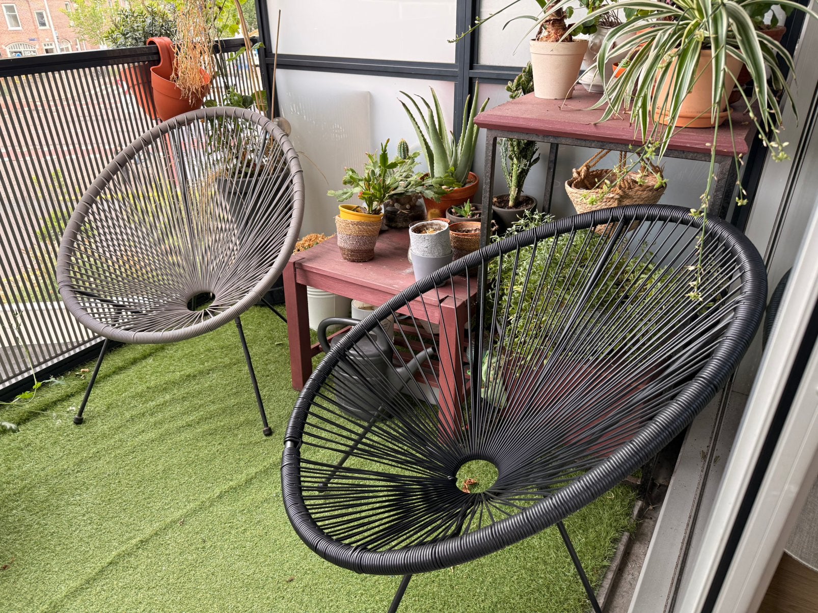Set van 2 Acapulco loungestoelen / draadstoelen, Ophalen, Zo goed als nieuw