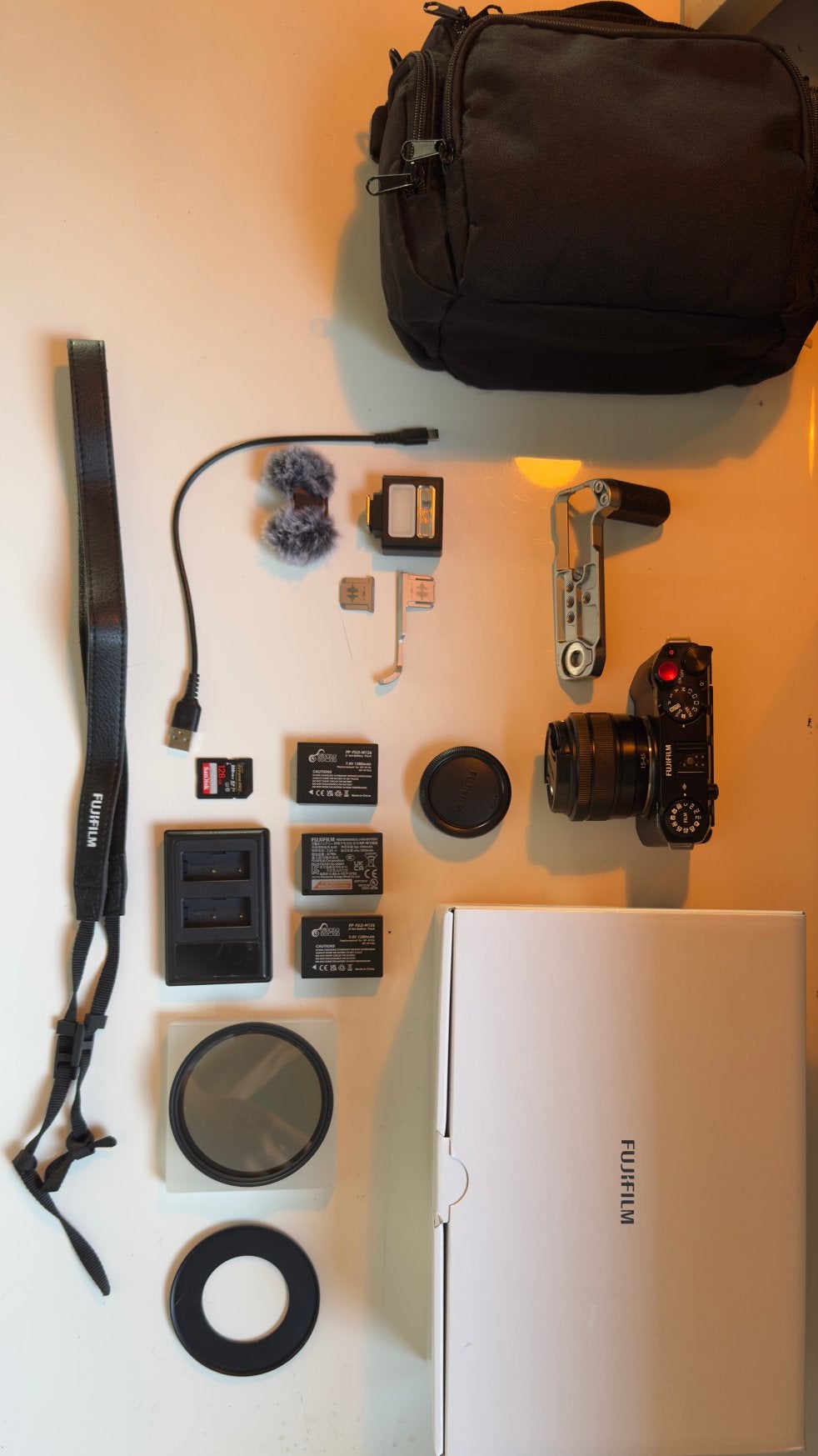Fujifilm X-M5 + 15-45mm | Complete set + veel accessoires |, Geheugenkaart, Bluetooth, Ophalen of Verzenden, Zo goed als nieuw