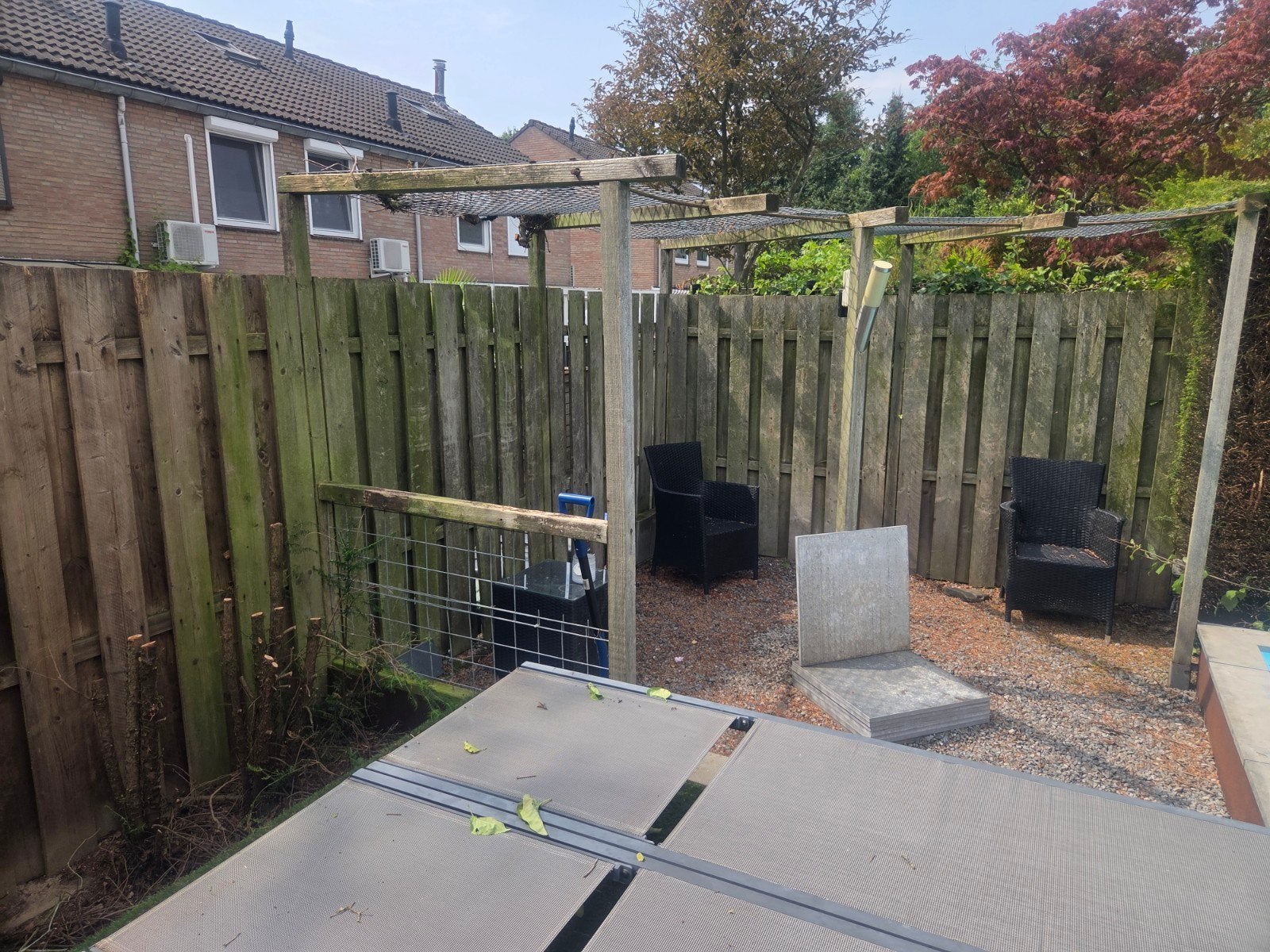 houten schutting, Ophalen, Gebruikt, Hout, 1 tot 2 meter