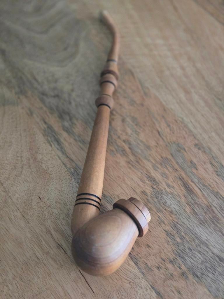 Houten pijp - Handgemaakt, Ophalen of Verzenden, Zo goed als nieuw, (Water)pijp