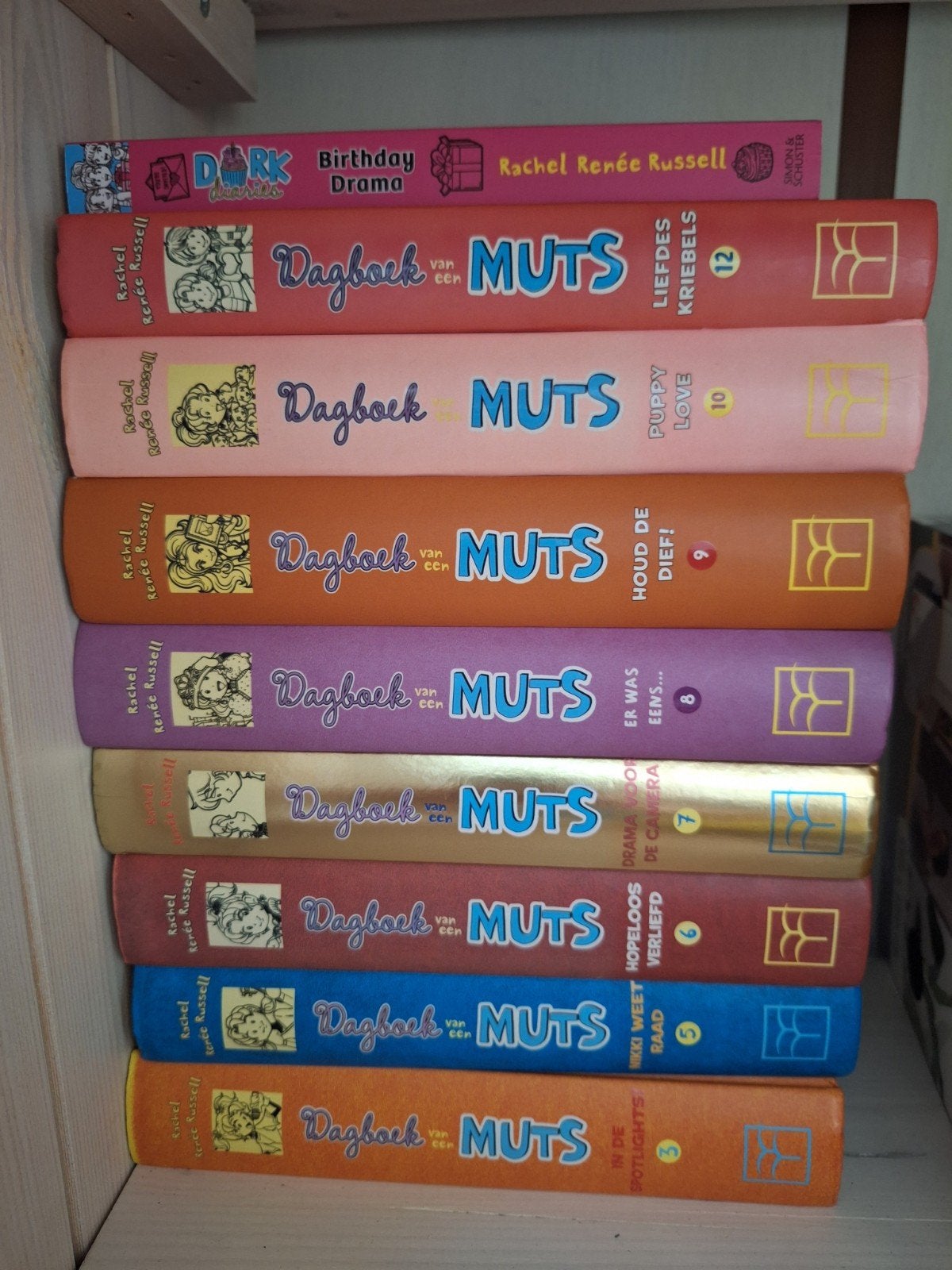 Dagboek van een muts, 3,5,6,7,8,9,10 en 12, Boeken, Ophalen of Verzenden, Zo goed als nieuw, Rachel Renée Russell, Non-fictie