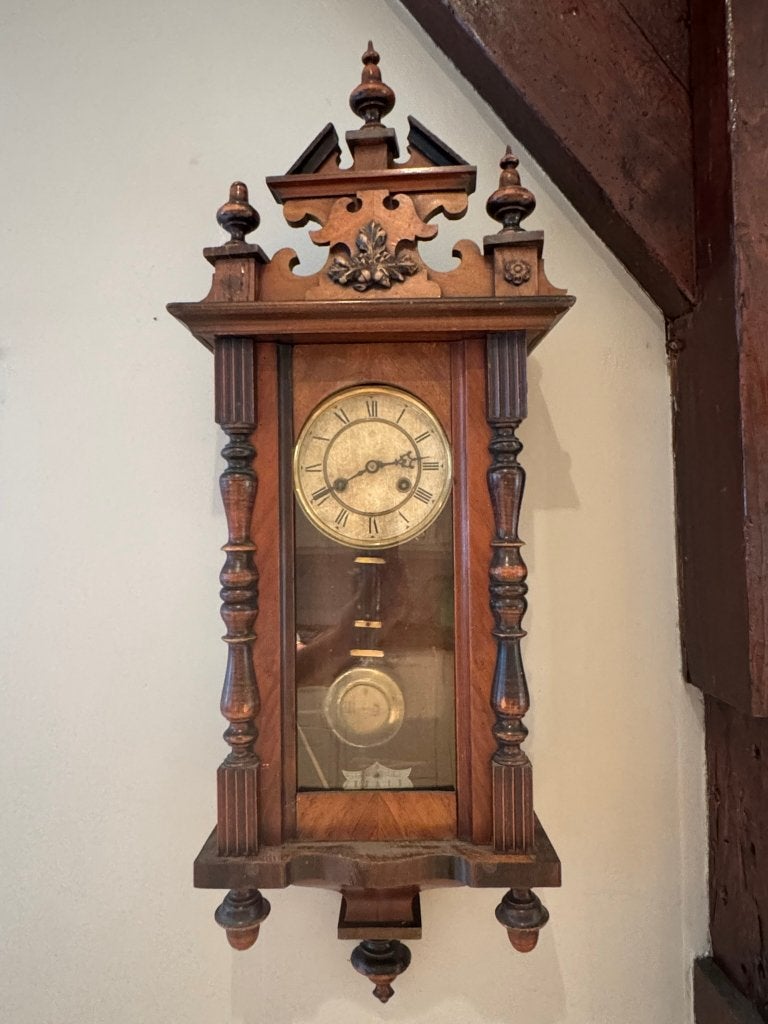 Antieke Junghans klok, Ophalen