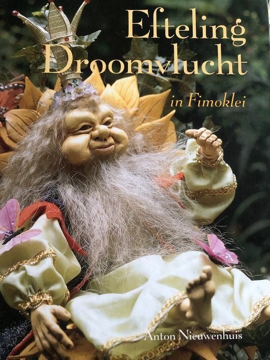 Efteling Droomvlucht in Fimoklei - Anton Nieuwenhuis, Boeken, Zo goed als nieuw, Kleien en Boetseren, Anton Nieuwenhuis, Ophalen of Verzenden