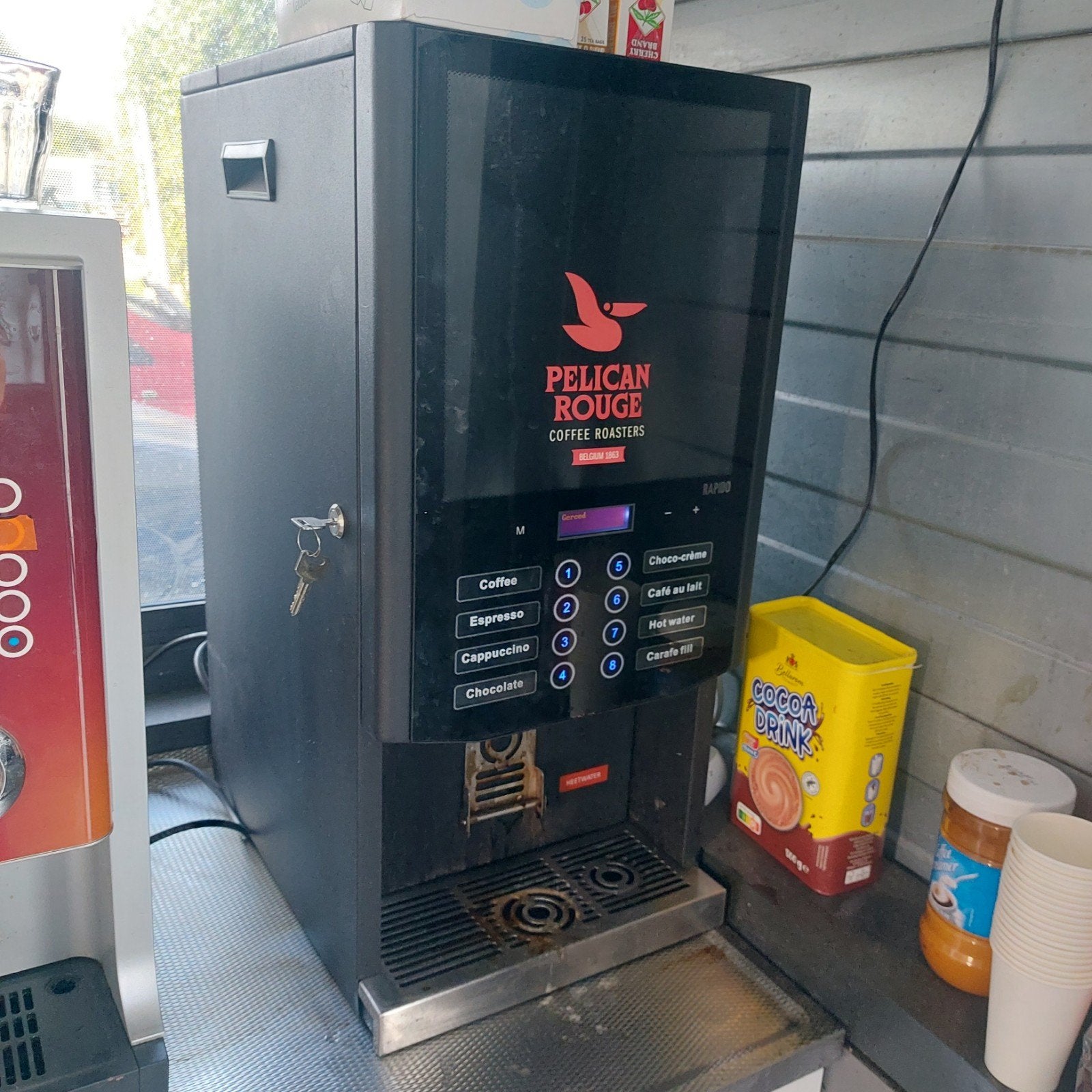 Pelican Rouge Koffiemachine - Gebruikt, Gebruikt, Koffiebonen, 10 kopjes of meer, Koffiemachine