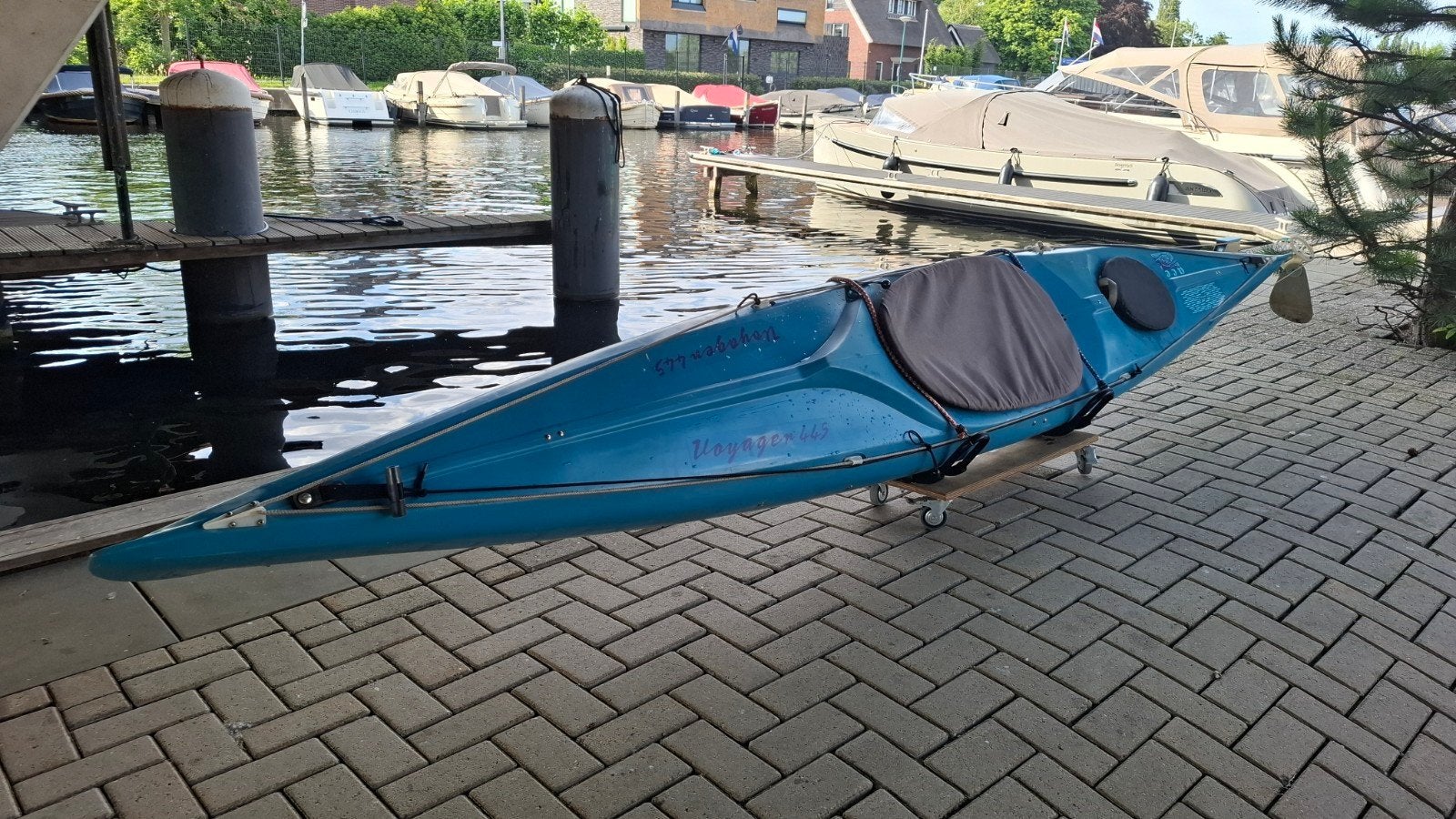 Kayak single Voyager 445, Watersport en Boten, Ophalen, Gebruikt, Eén persoon, Kajak