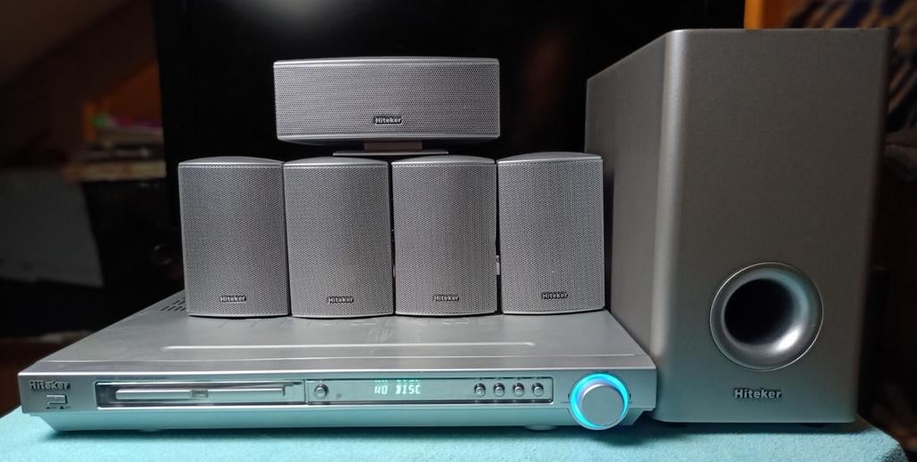 Hiteker 5.1 Dvd Home Theater Sound  System, Overige merken, Gebruikt, Ophalen of Verzenden, 5.1-systeem