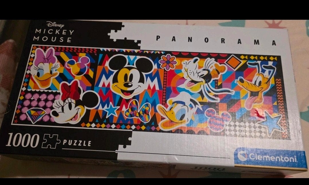 Nieuwe Disney Mickey Mouse Panorama Puzzel 1000 stukjes, Ophalen of Verzenden