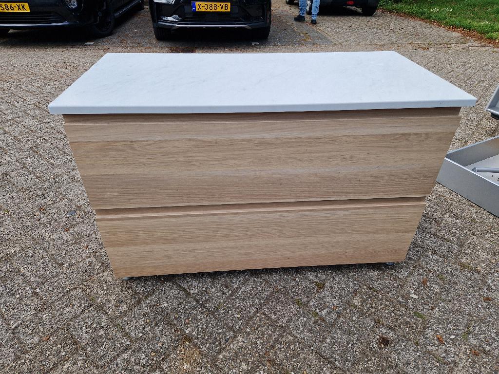 Mooie Ikea ladenkast, Ophalen, Strak, Gebruikt, 1 of 2 laden