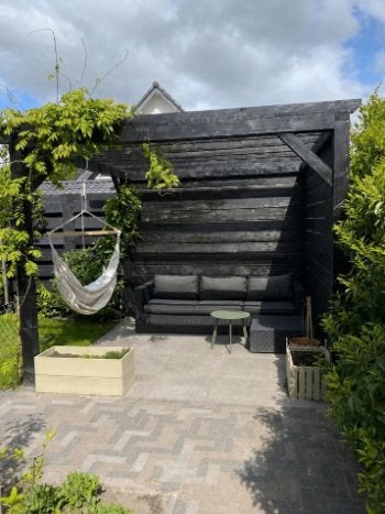 Douglas houten pergola, Ophalen, Gebruikt, Veranda