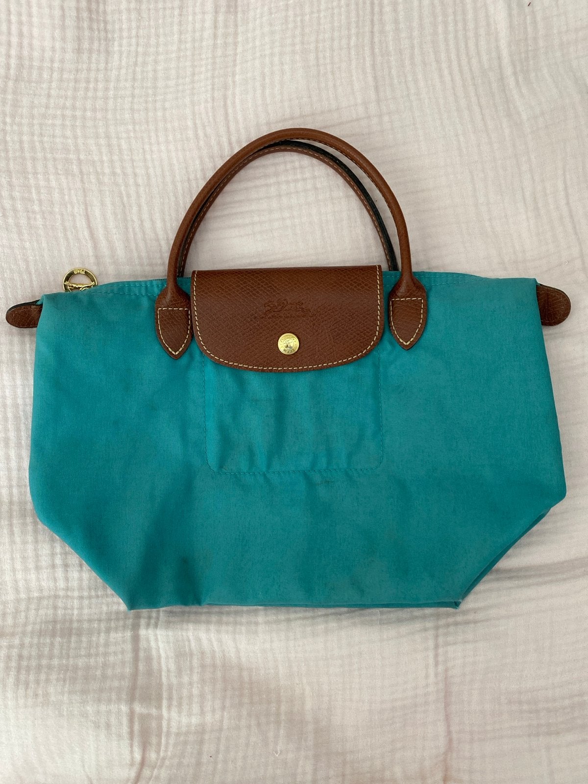 Longchamp Handtas maat S Groen, Ophalen of Verzenden, Gebruikt, Groen, Handtas