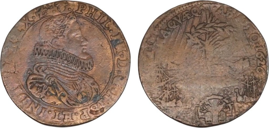 Jeton 1626, Zuidelijke Nederlanden, Filips IV, Ophalen of Verzenden, Overige materialen, Buitenland