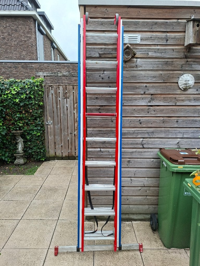 altrex ladder 3x9, Ophalen, Gebruikt, Ladder, 4 meter of meer