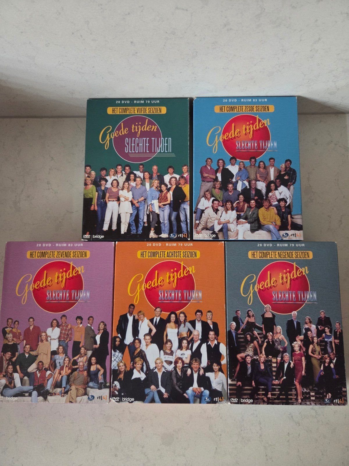 GTST - Goede Tijden Slechte Tijden seizoen 5 + 6 + 7 + 8 + 9, Cd's en Dvd's, Alle leeftijden, Ophalen of Verzenden, Gebruikt, Drama