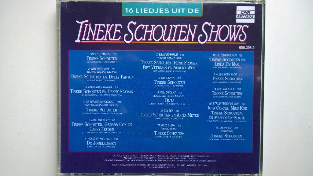 Tineke Schouten - 16 Liedjes Uit De Tineke Schouten Shows, Ophalen of Verzenden, Zo goed als nieuw, Album