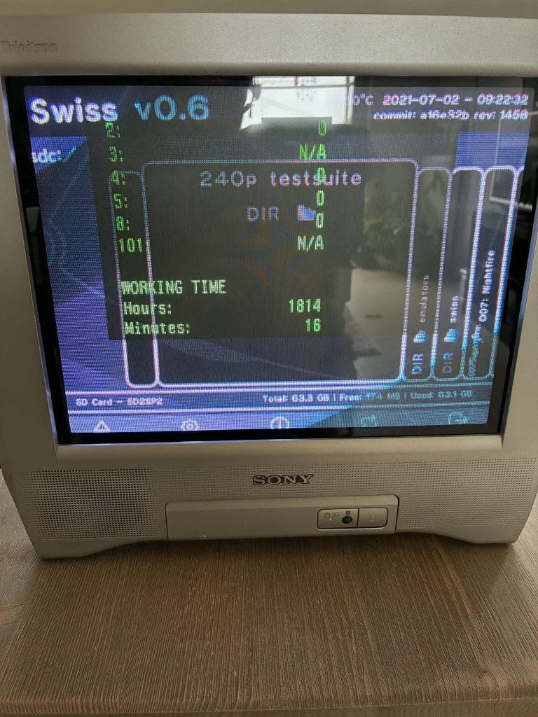 Sony Trinitron 14 inch CRT TV - KV-14CT1 - 1814 uur, Audio, Tv en Foto, Ophalen, Zo goed als nieuw, Minder dan 40 cm, Sony