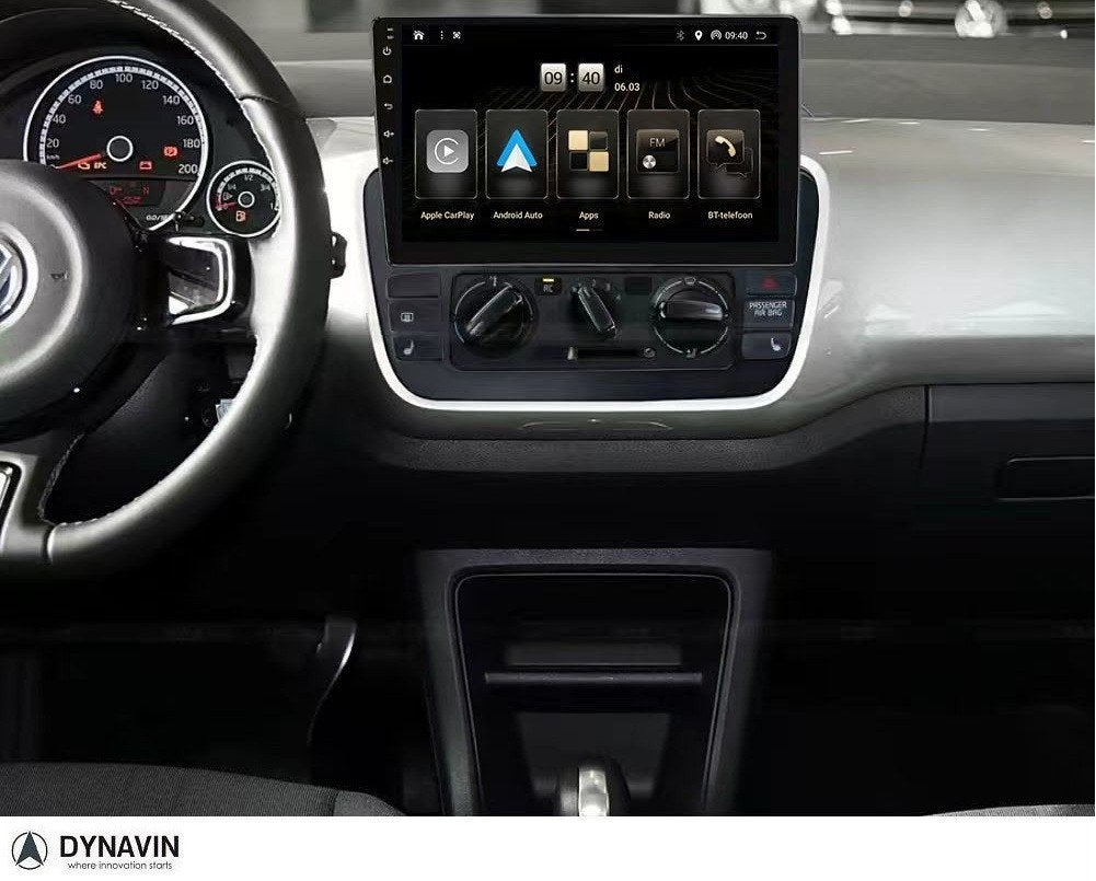 vw up autoradio navigatie carkit android auto apple carplay