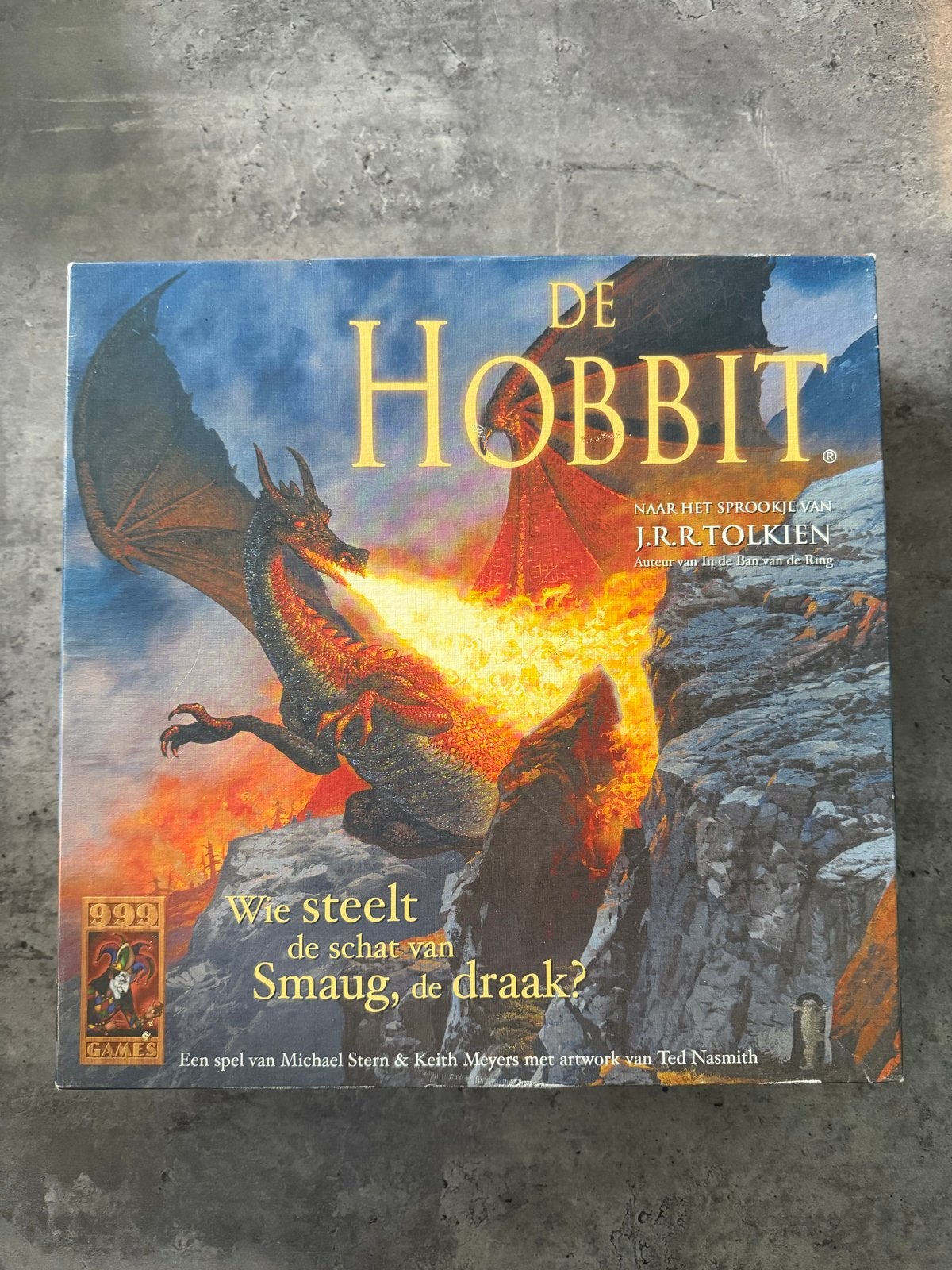 De Hobbit Bordspel - Wie steelt de schat van Smaug?, Een of twee spelers, Ophalen, Gebruikt