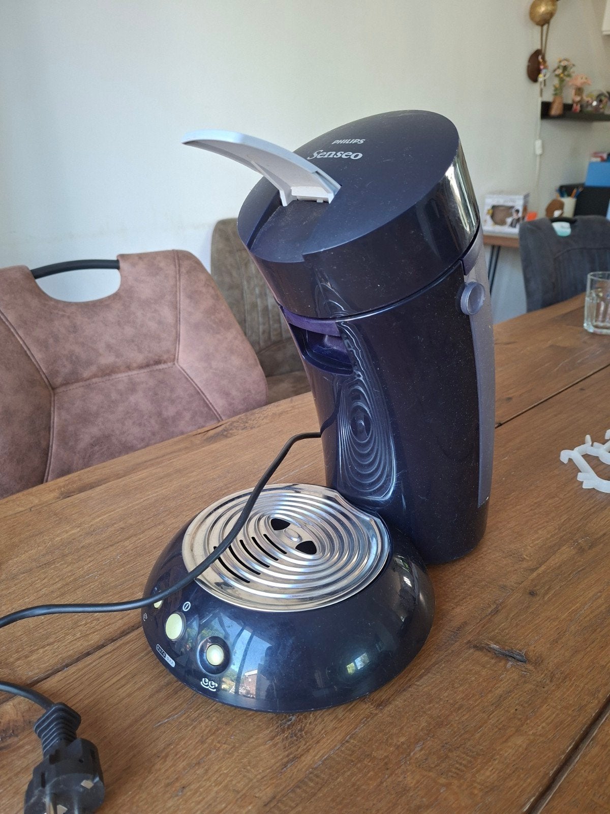 Philips Senseo koffiezetapparaat, zwart, Witgoed en Apparatuur, Koffiezetapparaten, Koffiepads en cups, Gebruikt, Koffiemachine