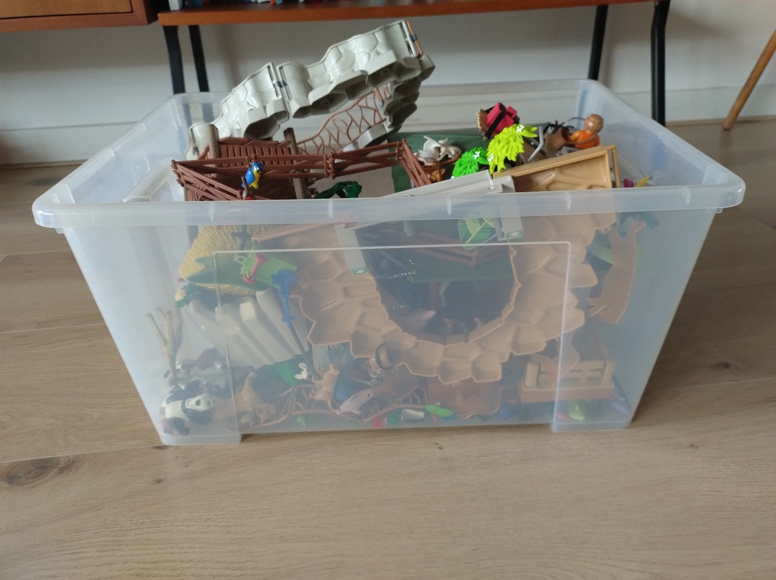 Playmobil - grote bak diverse sets + extra, Kinderen en Baby's, Speelgoed | Playmobil, Ophalen of Verzenden, Gebruikt, Wild life