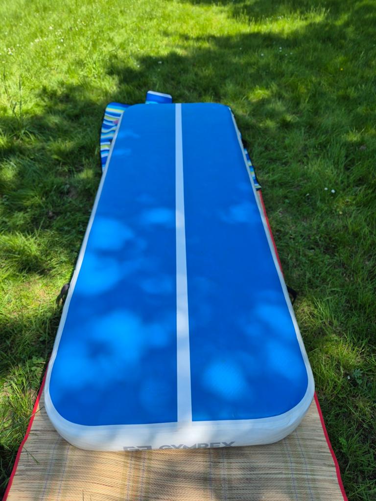 Airtrack 300 x 100 x 20 cm met elek pomp & adapter, Sport en Fitness, Turnen, Ophalen, Gebruikt, Materiaal