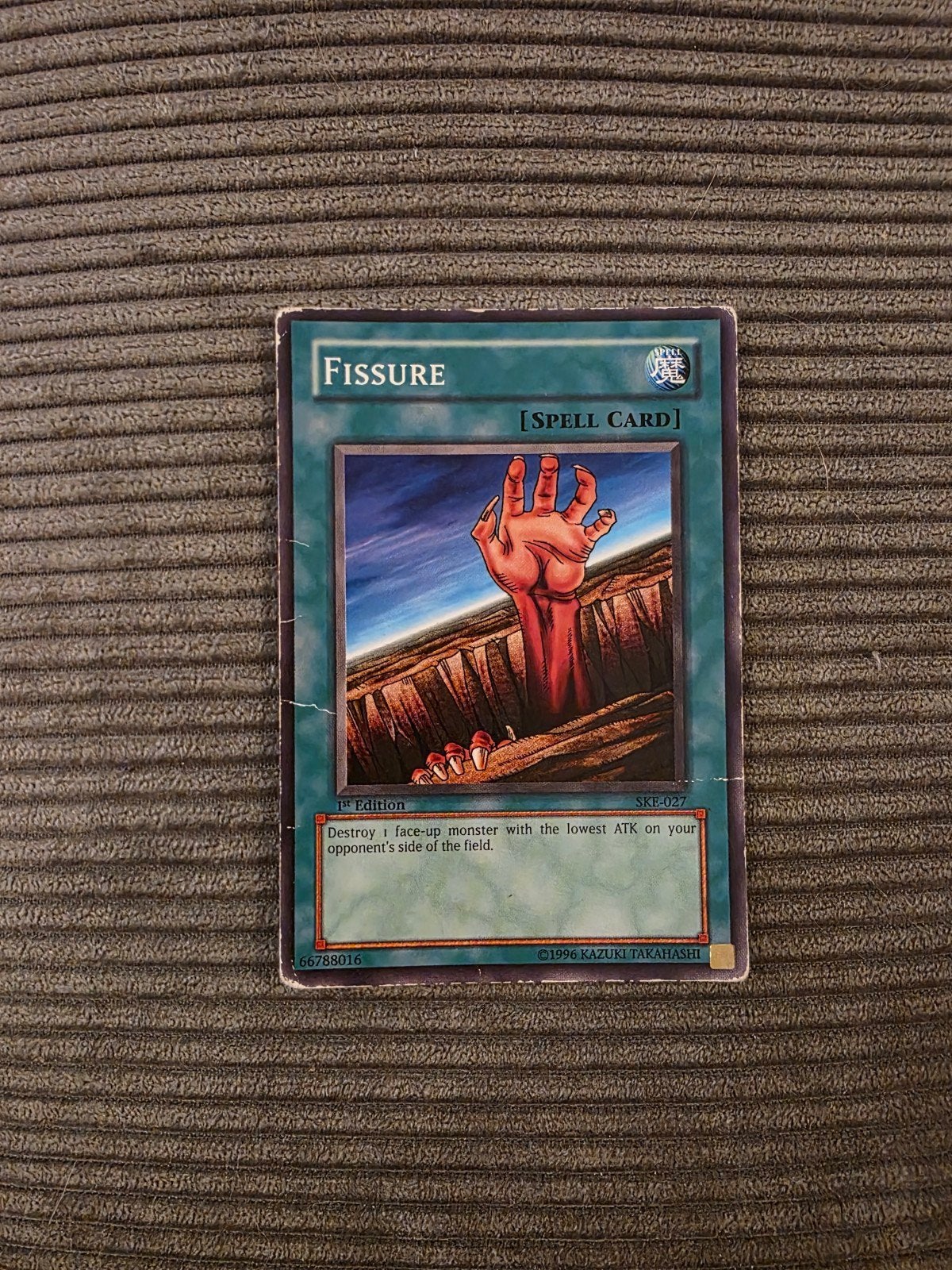Fissure ske-027 1st edition (hp), Ophalen of Verzenden, Gebruikt, Losse kaart