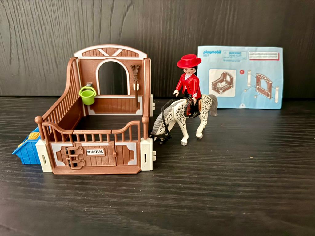 Playmobil set Andalusiër met paardenbox, Ophalen of Verzenden, Gebruikt, Complete set