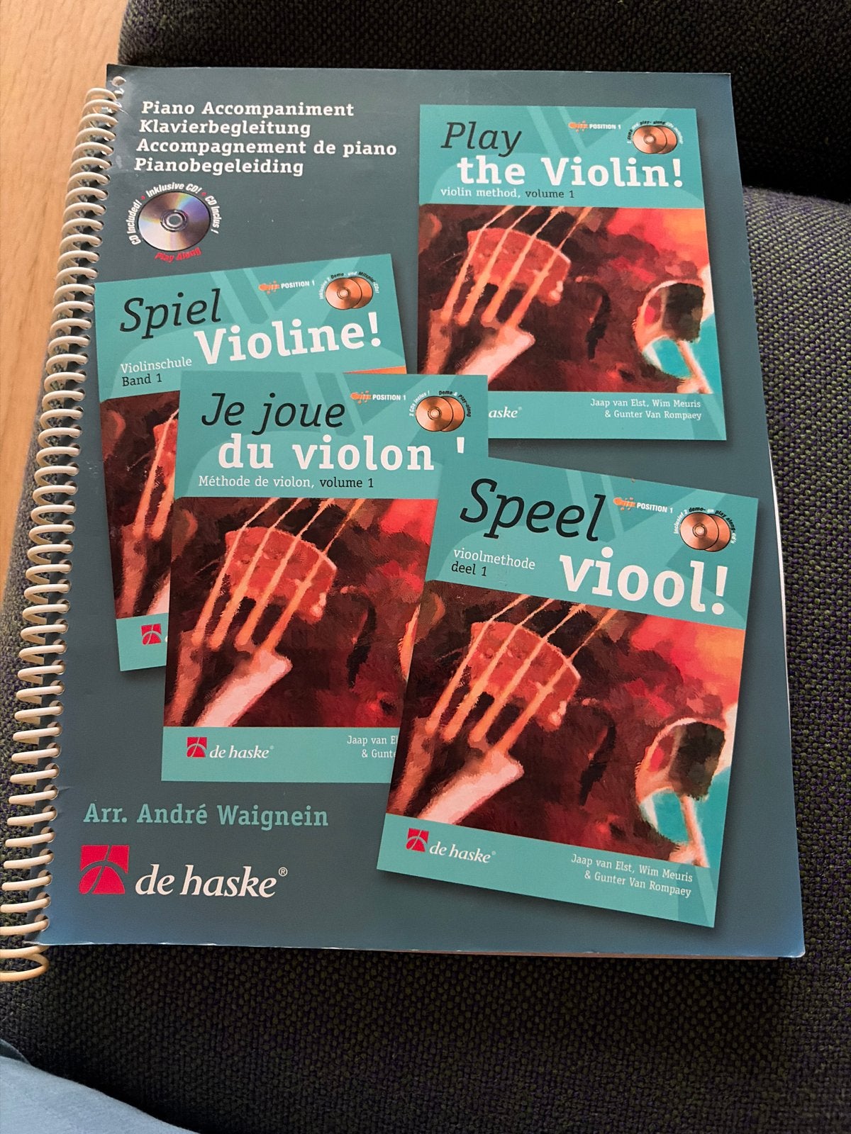 Speel Viool 1: Vioolmethode, de pianobegeleiding en CD, Klassiek, Les of Cursus, Ophalen of Verzenden, Zo goed als nieuw