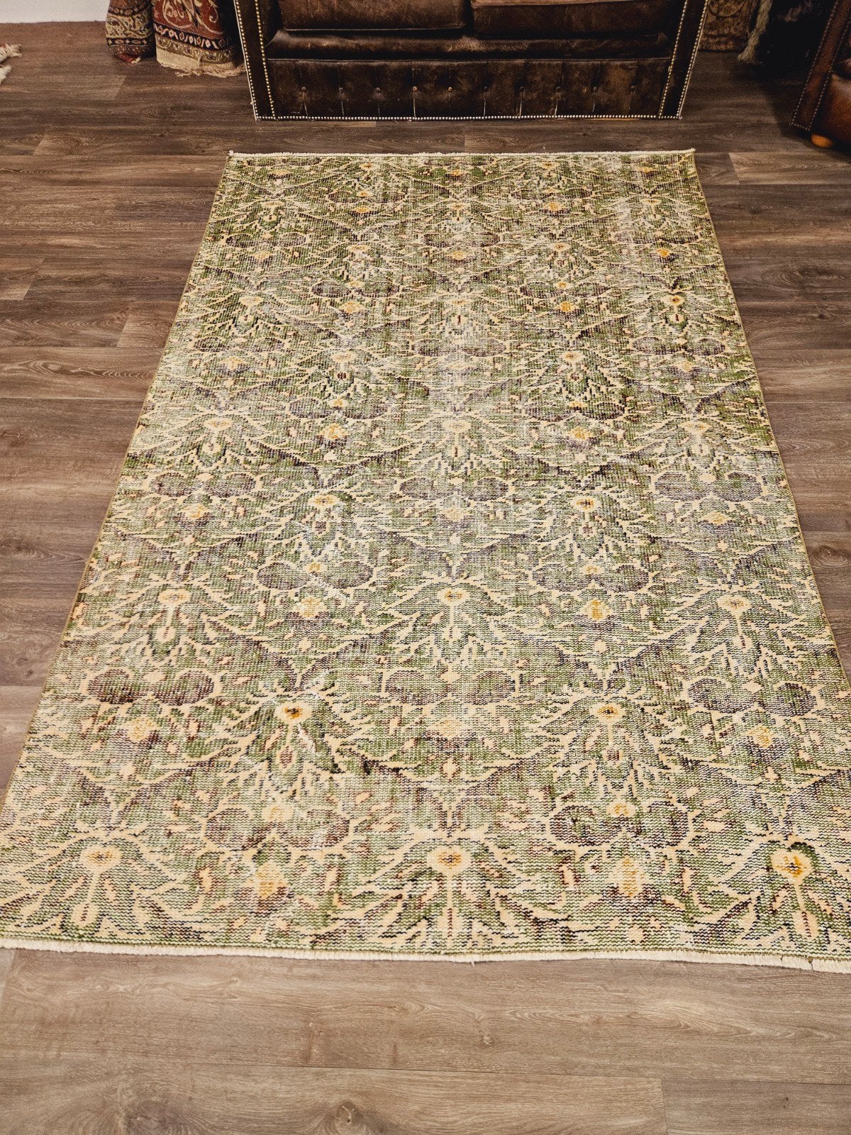 Oosters Handgeknoopt Vintage Tapijt. Heel Uniek! Weg = Weg!, Crème, Perzisch, 150 tot 200 cm, 200 cm of meer