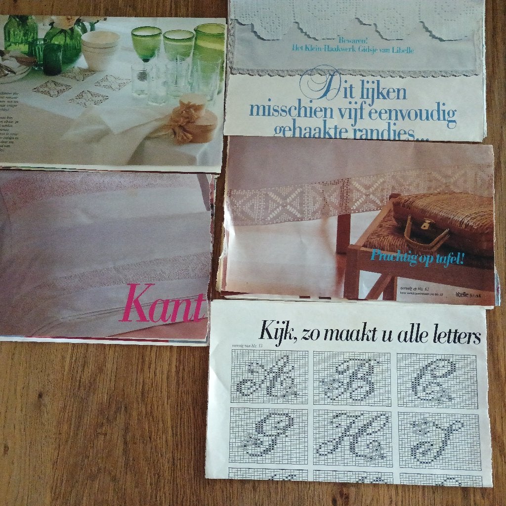 Borduren en haken, Ophalen, Nieuw, Handborduren, Patroon