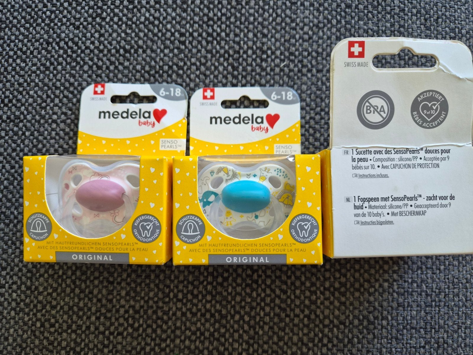 3x Medela fopspenen 6-18 maanden nieuw, Ophalen of Verzenden, Nieuw