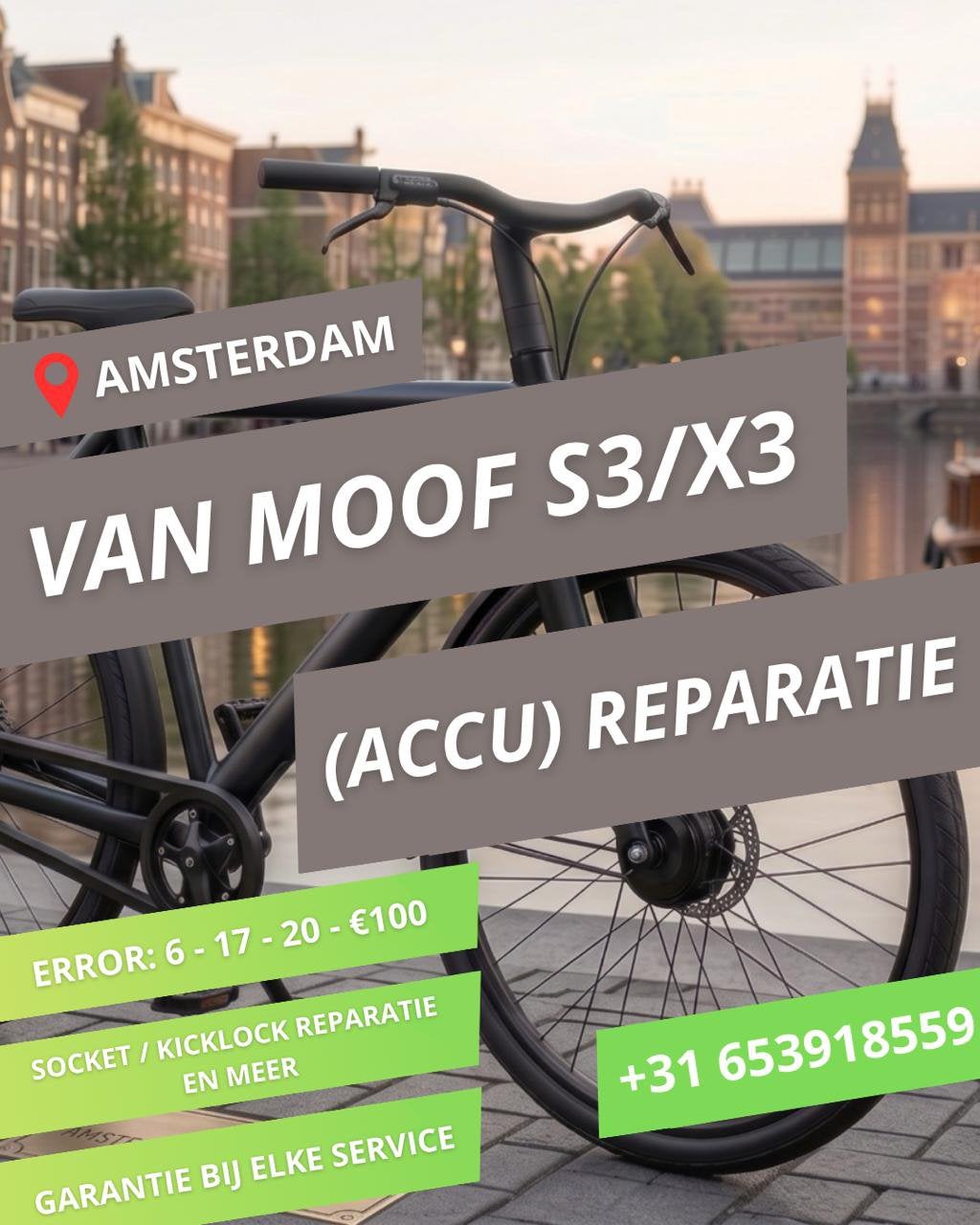 Van Moof S/X3 reparatie [ SPECIALIST ] - Amsterdam Zuid, 59 cm of meer, Ophalen of Verzenden, Zo goed als nieuw, Vanmoof