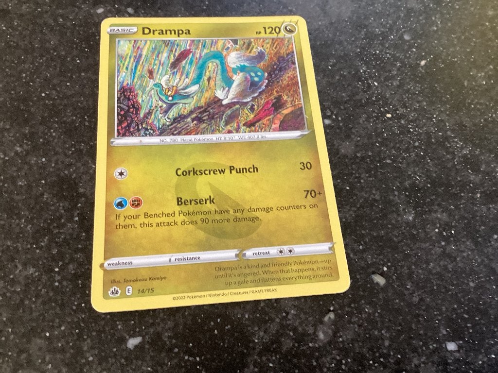 Pokemon kaart Drampa, Ophalen of Verzenden, Nieuw, Losse kaart