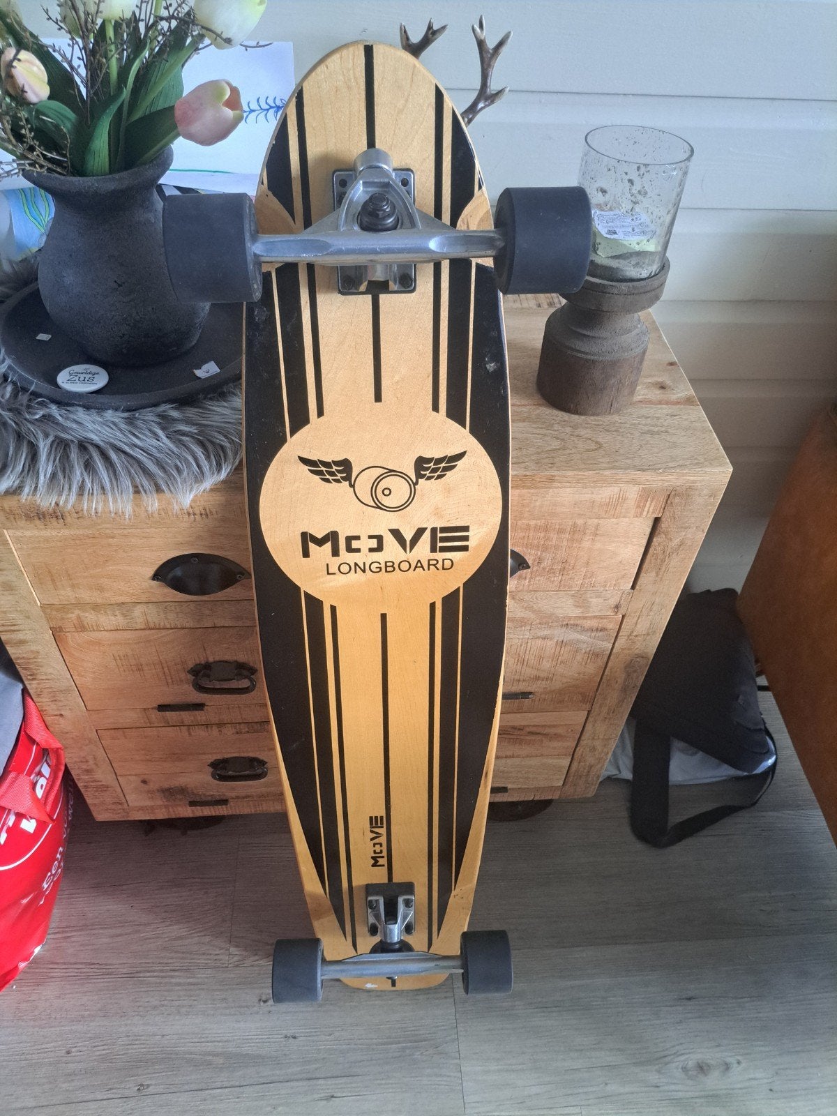 Mooie Moove Longboard - Zo goed als nieuw, Ophalen of Verzenden, Zo goed als nieuw, Skateboard, Longboard