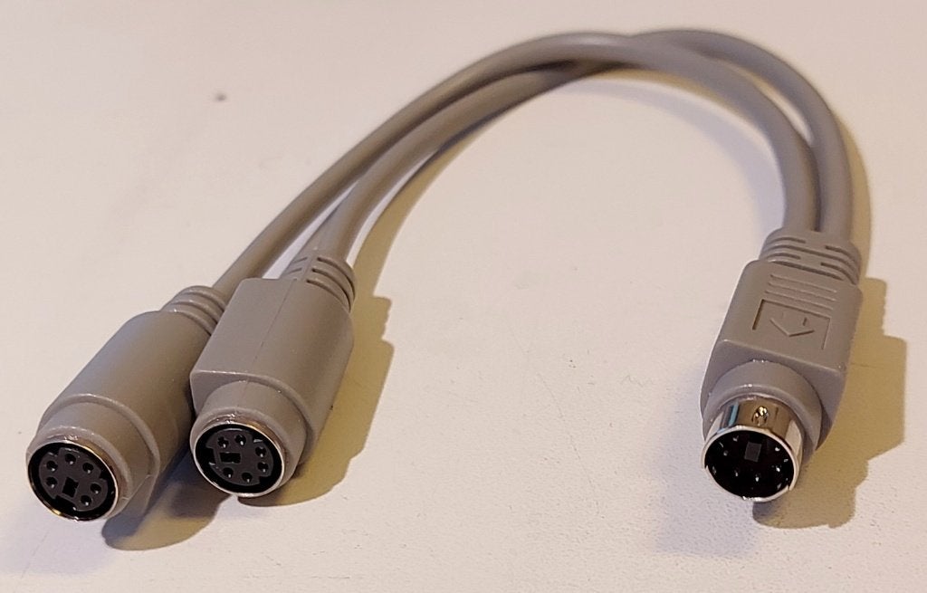 PS/2 splitter kabel voor notebook of desktop, Ophalen of Verzenden