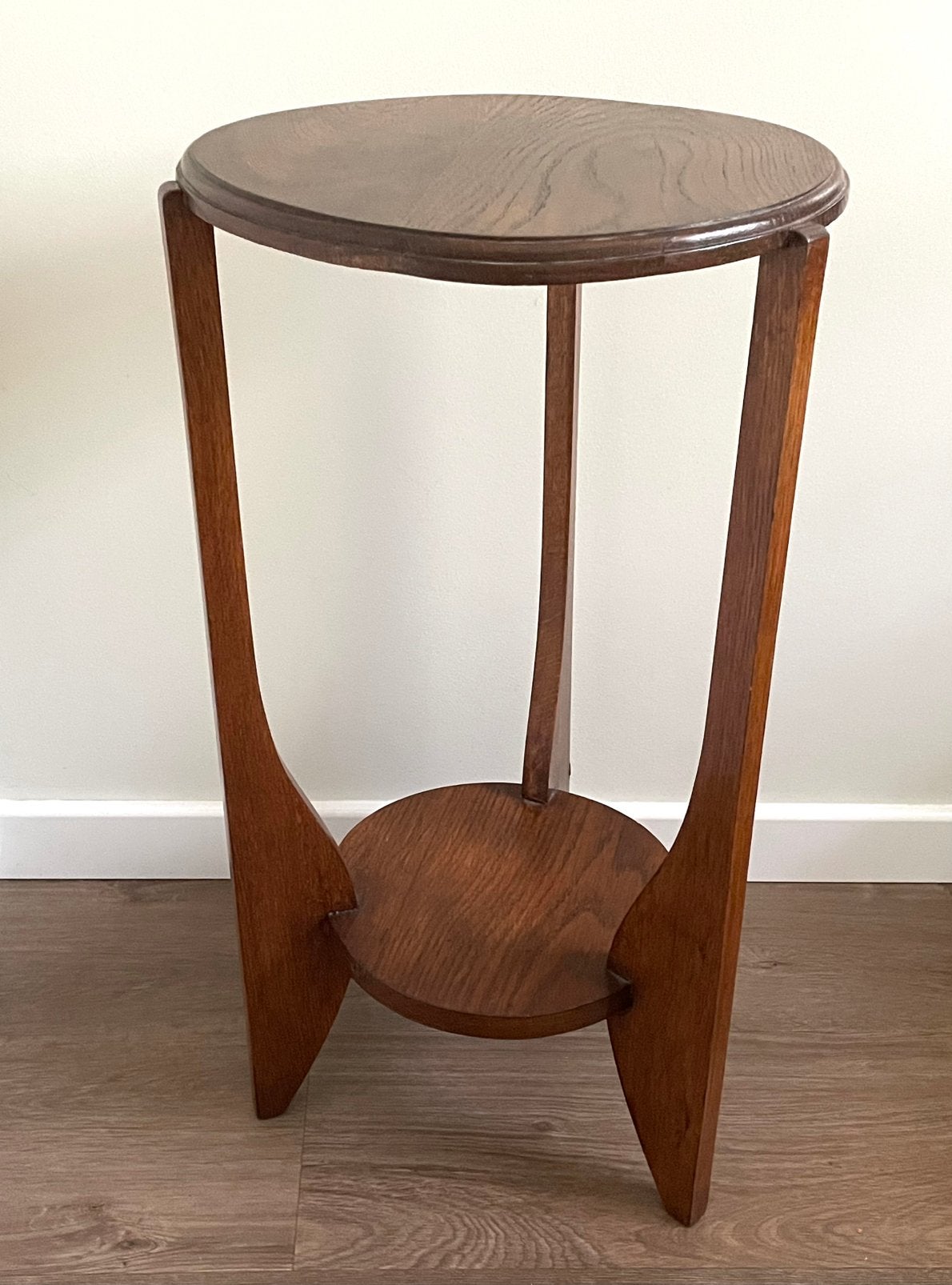 Vintage Art Deco Amsterdamse School-Stijl Planten-Tafeltje, Ophalen