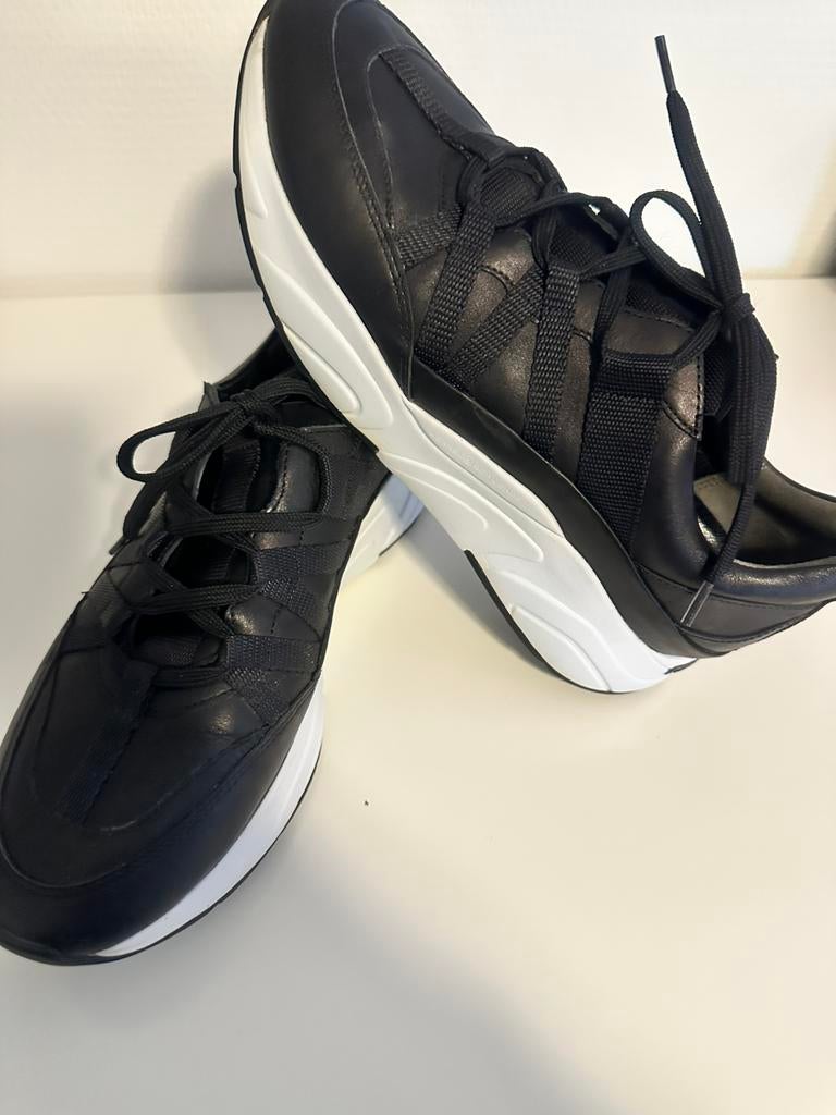 kennel & Schmenger sneakers maat 40 (6.5 ) zwart leer, Ophalen of Verzenden, Zwart, Sneakers of Gympen
