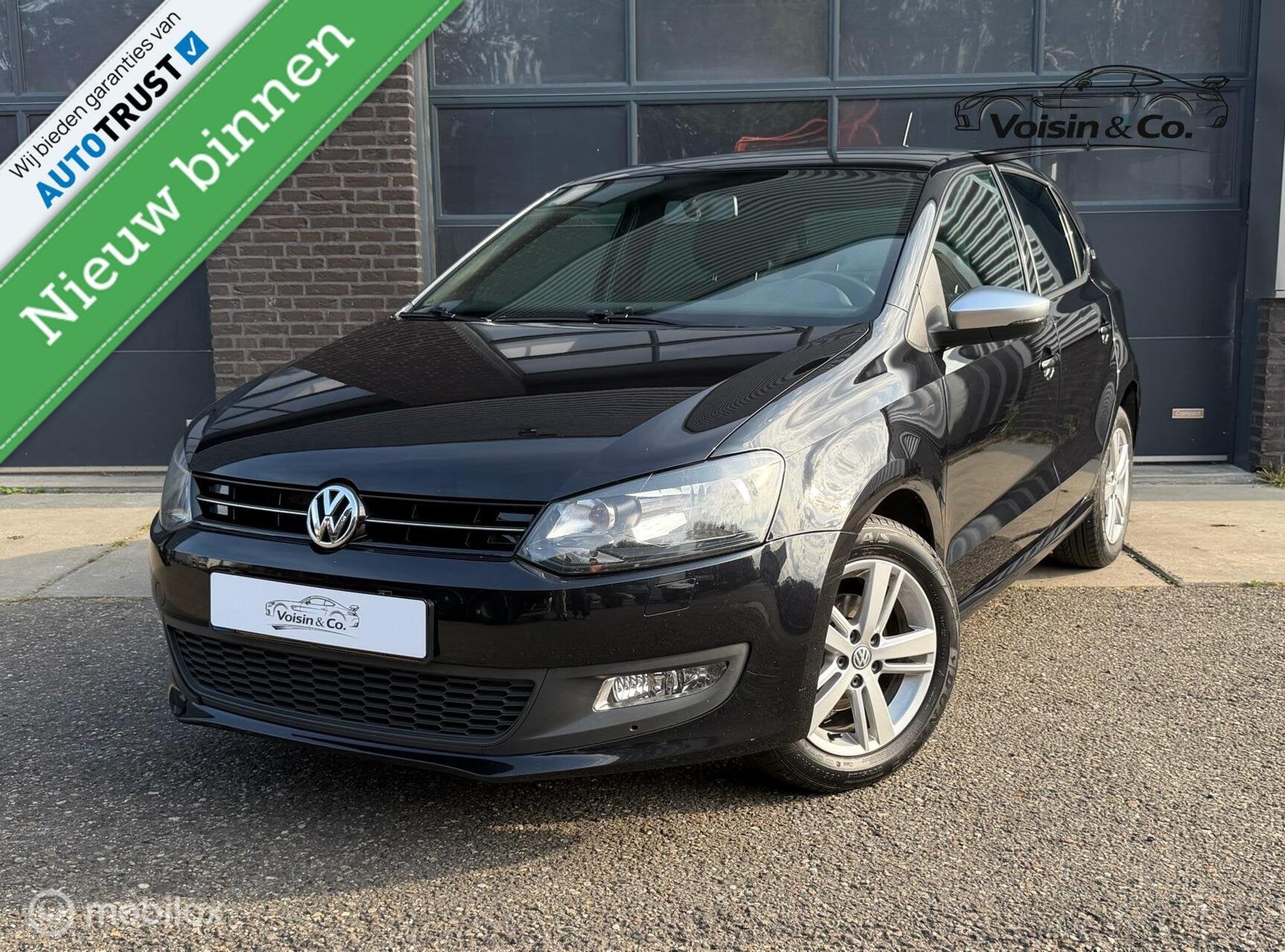 Volkswagen Polo 1.2 Black Edition Carplay Nieuwe Ketting, Voorwielaandrijving, Euro 5, 967 kg, Gebruikt