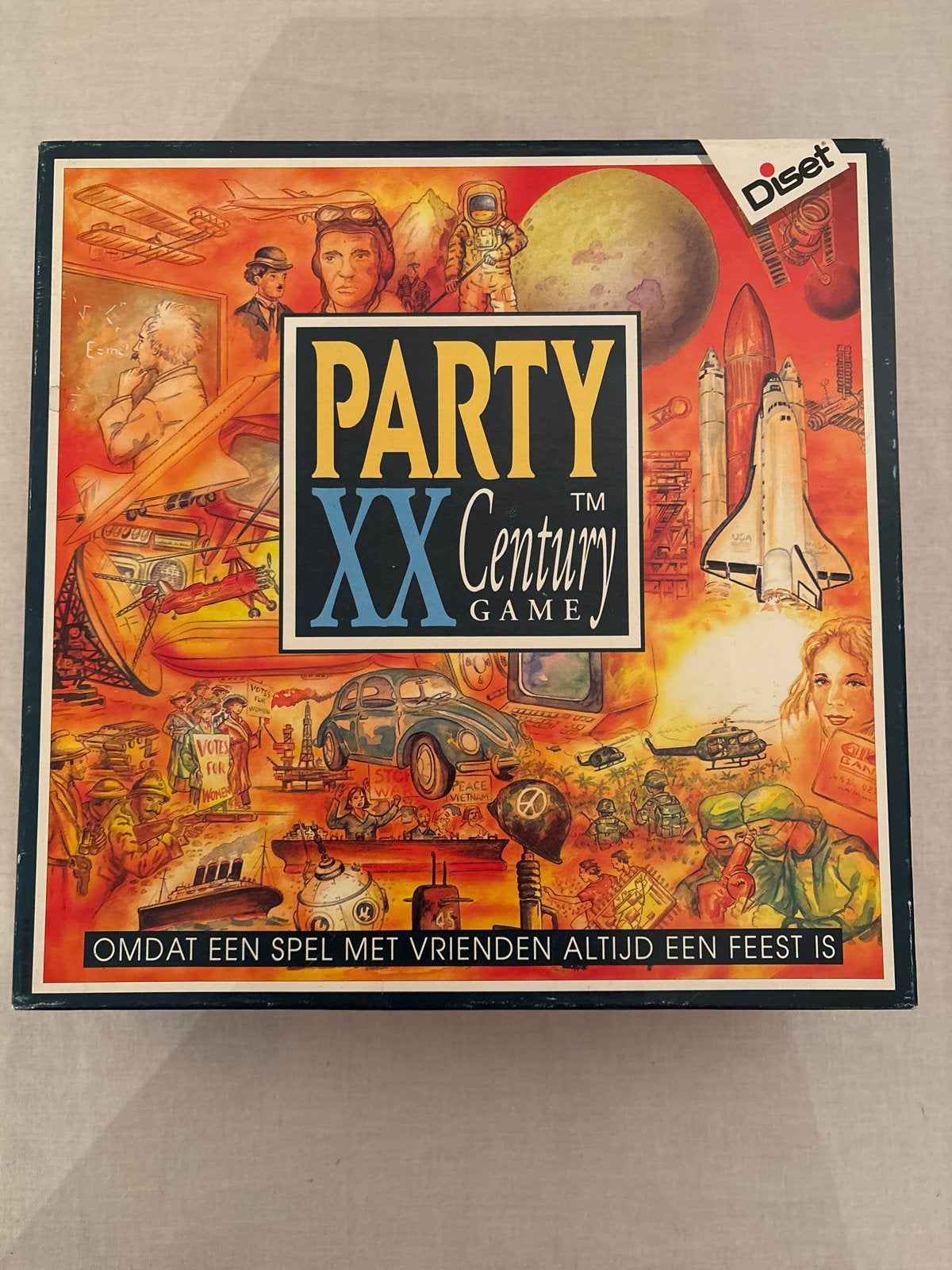 Party XX Century Game - Diset Bordspel, Vijf spelers of meer, Ophalen of Verzenden, Zo goed als nieuw