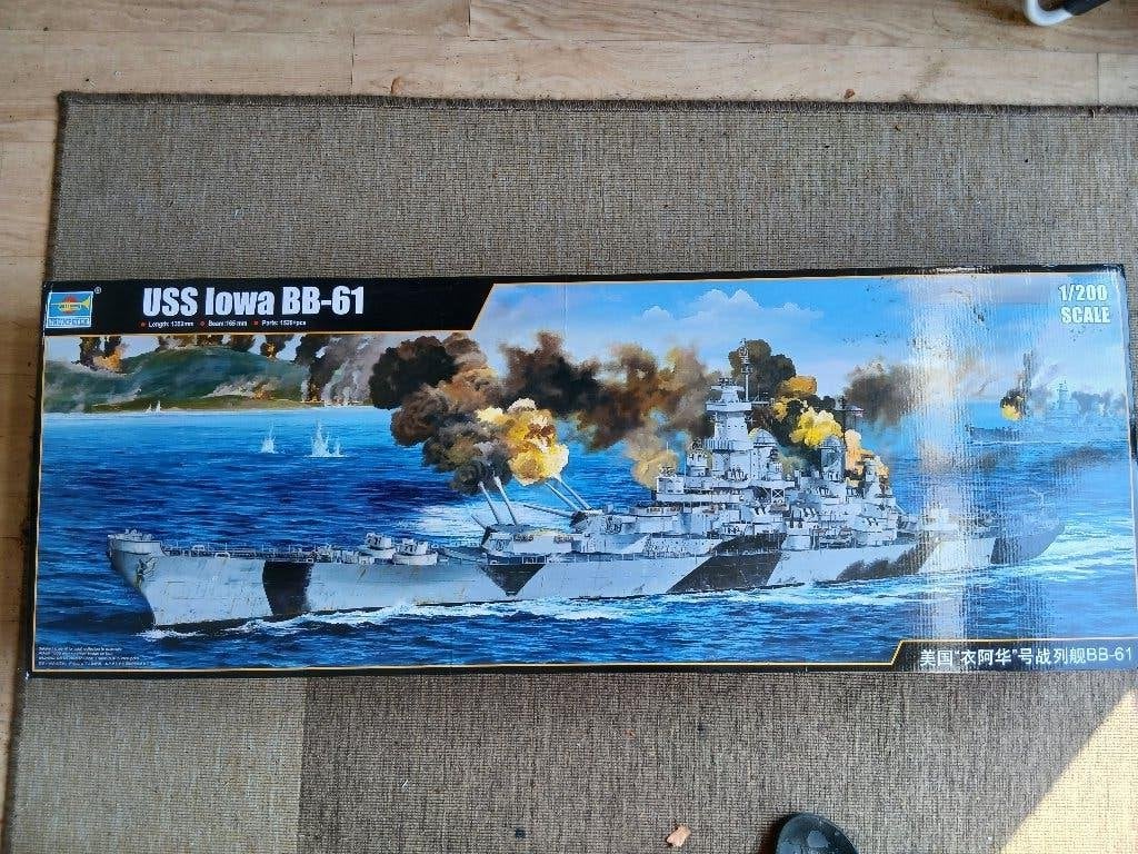 USS Iowa + Extra's, Ophalen, Nieuw, 1:50 tot 1:200, Overige merken