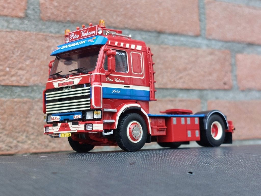 WSI Scania 143 m 470 Topline 4x2 Peter Verhoeve - Hulst, Nieuw, Ophalen of Verzenden, Info@wsi-models.com, Bus of Vrachtwagen