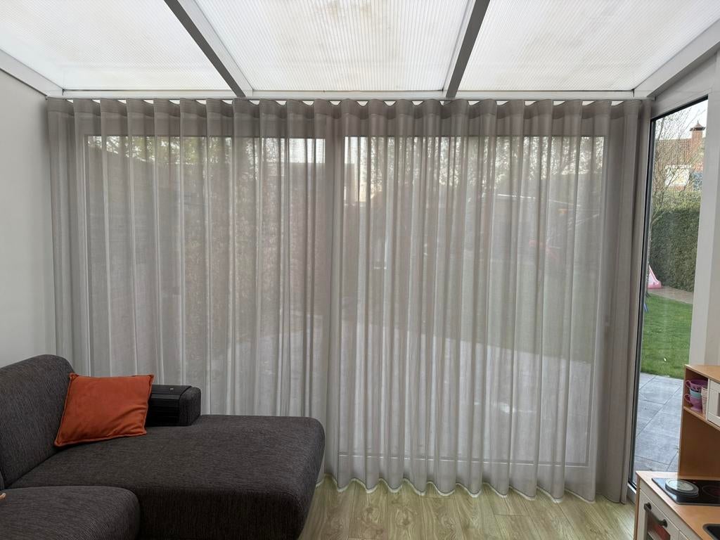 Inbetween gordijnen - wave - topkwaliteit, Ophalen of Verzenden, Zo goed als nieuw, 200 cm of meer