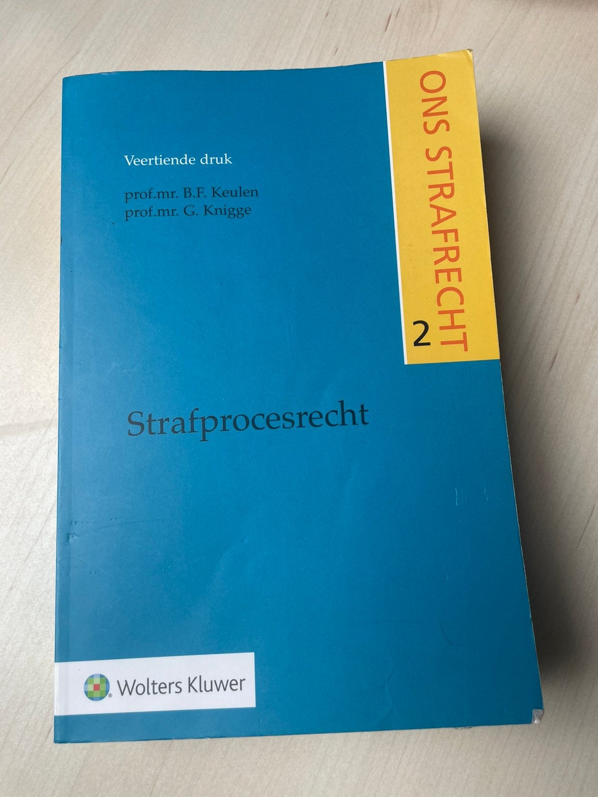 B.F. Keulen - Strafprocesrecht, Verzenden, Zo goed als nieuw, Niet van toepassing, B.F. Keulen