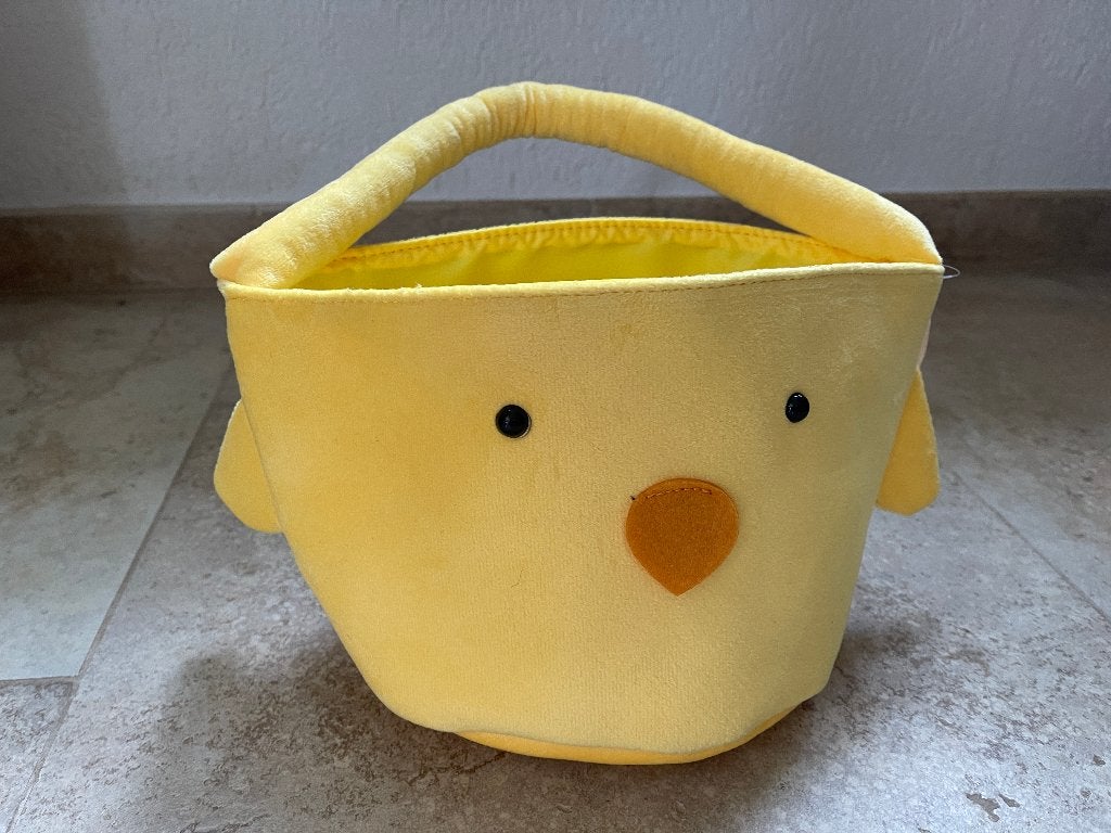 Mand met Hengsel  "Kuiken"  'Fluffy'  Nieuw in de Verpakking, Diversen, Pasen, Ophalen of Verzenden, Nieuw