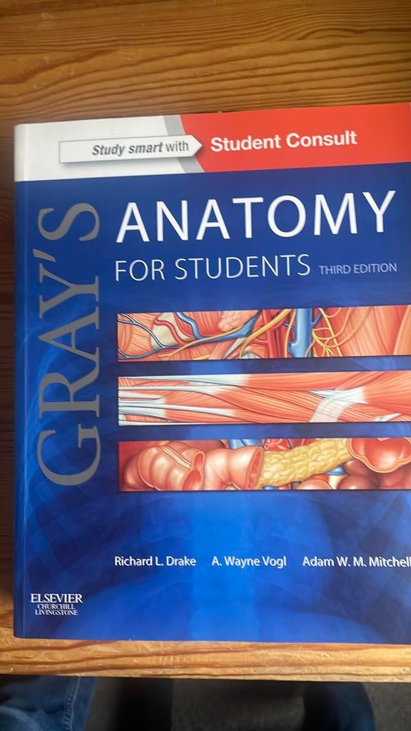 Gray's Anatomy for Students 3e: With Student Consult Online, Boeken, Studieboeken en Cursussen, Zo goed als nieuw, Ophalen of Verzenden