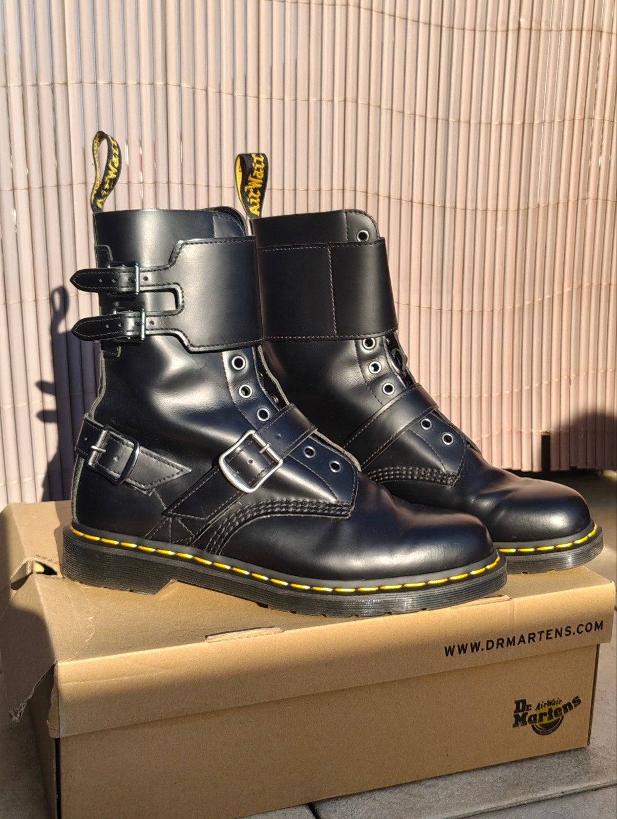 Dr. Martens 1490 Joska Smooth Boots - Zwart, Zwart, Boots, Ophalen of Verzenden, Zo goed als nieuw